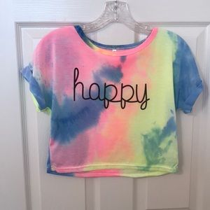 “Happy” never been worn T-shirt